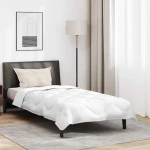 vidaXL Καλοκαιρινό Παπλωματοθήκη με μαξιλάρι 2 pcs Λευκό Μικροΐνες