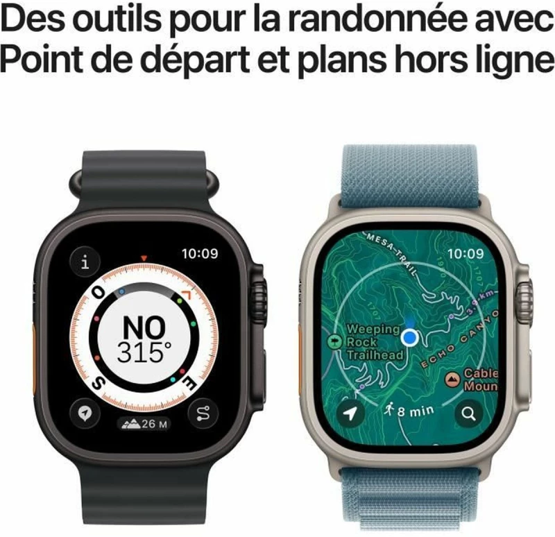 Smartwatch Apple Μαύρο 49 mm