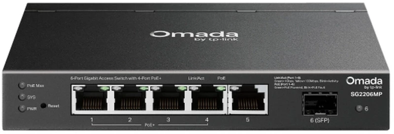 Διακόπτης TP-Link SG2206MP