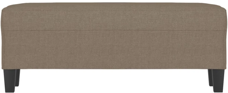 vidaXL Πάγκος Taupe 100x35x41 εκ. Υφασμάτινος