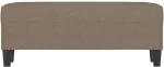 vidaXL Πάγκος Taupe 100x35x41 εκ. Υφασμάτινος