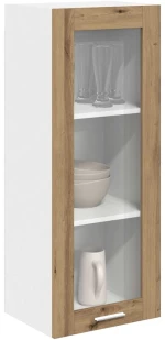 vidaXL Κρεμαστό ντουλάπι με πόρτα Riga Artisan Oak 40 x 31 x 100 εκ.