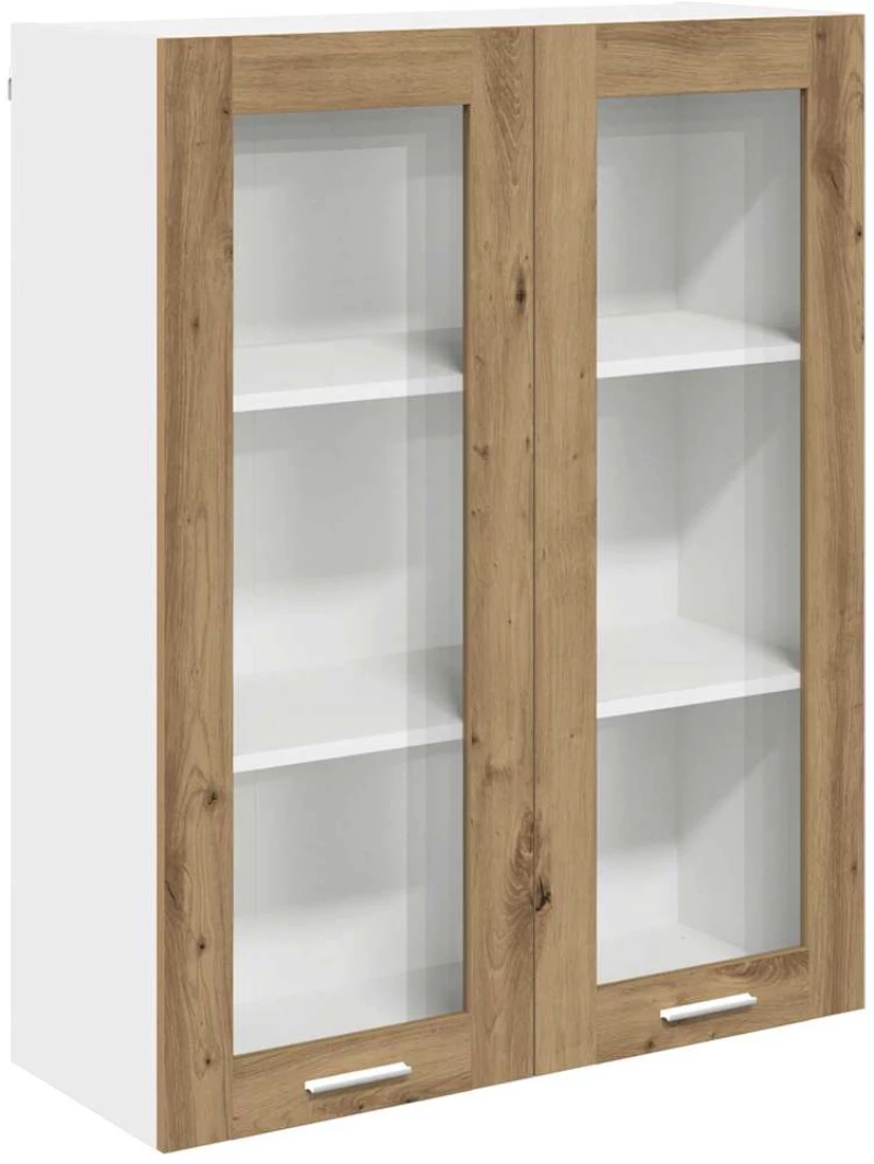 vidaXL Κρεμαστό ντουλάπι με πόρτα Riga Artisan Oak 80 x 31 x 100 εκ.