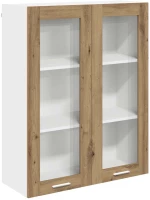 vidaXL Κρεμαστό ντουλάπι με πόρτα Riga Artisan Oak 80 x 31 x 100 εκ.