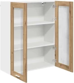 vidaXL Κρεμαστό ντουλάπι με πόρτα Riga Artisan Oak 80 x 31 x 100 εκ.