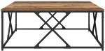 vidaXL Τραπεζάκι σαλονιού Παλιό Ξύλο 100 x 100 x 40 cm