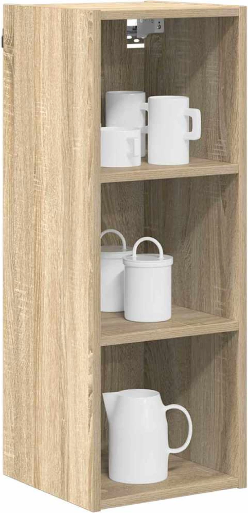 vidaXL Κρεμαστό ντουλάπι Riga Δρύς Sonoma 30 x 29,5 x 80 εκ.