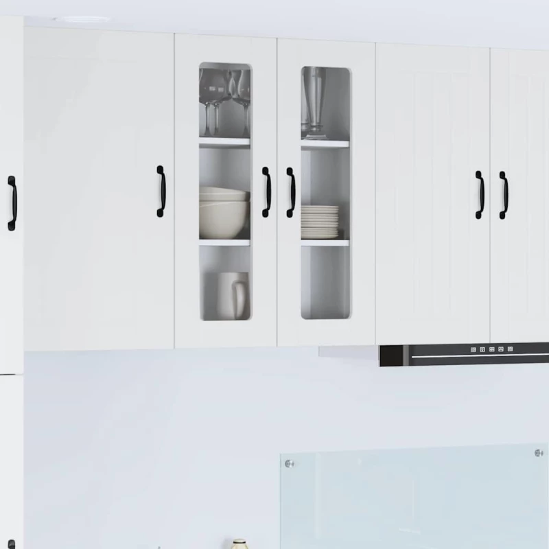 vidaXL Ντουλάπα Κουζίνας Λευκό 60 x 31 x 80 εκ. Επεξεργασμένο ξύλο