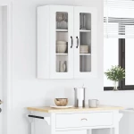 vidaXL Ντουλάπα Κουζίνας Λευκό 60 x 31 x 80 εκ. Επεξεργασμένο ξύλο