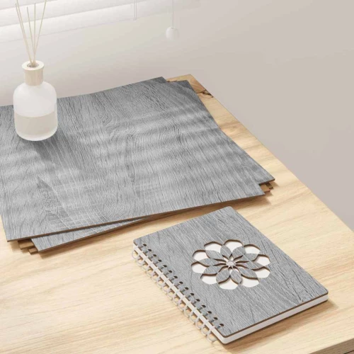 vidaXL Διακοσμητικά Πάνελ 12 pcs Γκρι sonoma 30 x 30 x 0.3 εκ