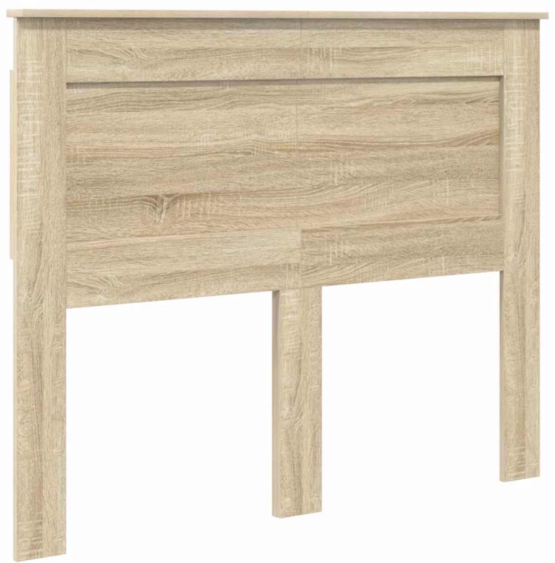 vidaXL Κεφαλάρι με κεφαλάρι Δρύς Sonoma 120 cm Επεξεργασμένο ξύλο