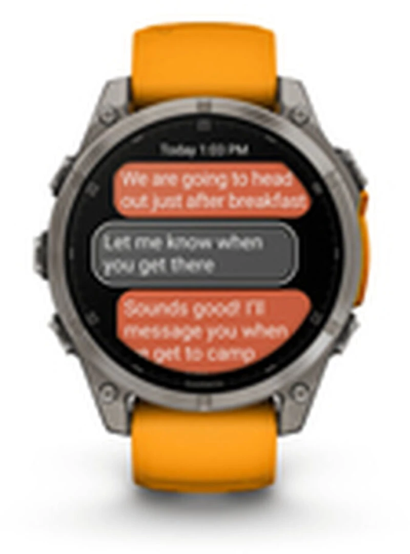 Smartwatch GARMIN Fénix 8 AMOLED Πορτοκαλί 1,4" Ø 46 mm Ø 47 mm
