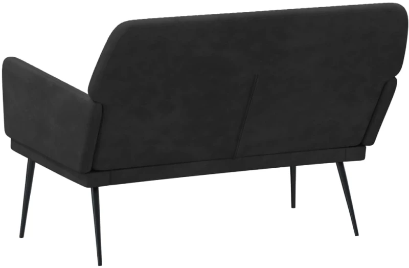 vidaXL Πάγκος Μαύρος 108x79x79 εκ. Βελούδινος
