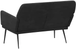 vidaXL Πάγκος Μαύρος 108x79x79 εκ. Βελούδινος
