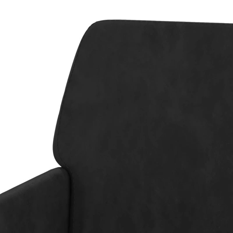 vidaXL Πάγκος Μαύρος 108x79x79 εκ. Βελούδινος