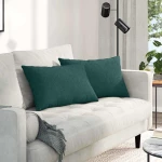 vidaXL Μαξιλάρι Καναπέ 2 pcs Σκούρο Πράσινο 60 x 40 cm ύφασμα