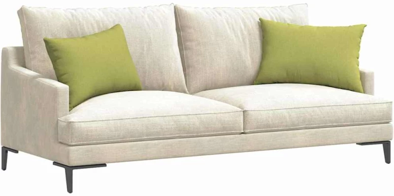 vidaXL Μαξιλάρι Καναπέ 2 pcs Ανοιχτό Πράσινο 60 x 40 cm ύφασμα