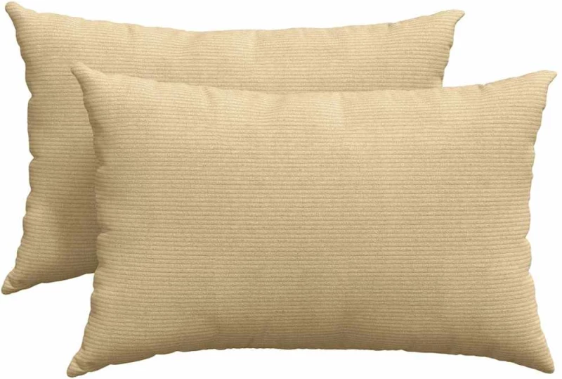 vidaXL Μαξιλάρι Καναπέ 2 pcs Γκρι Πράσινο 60 x 40 cm