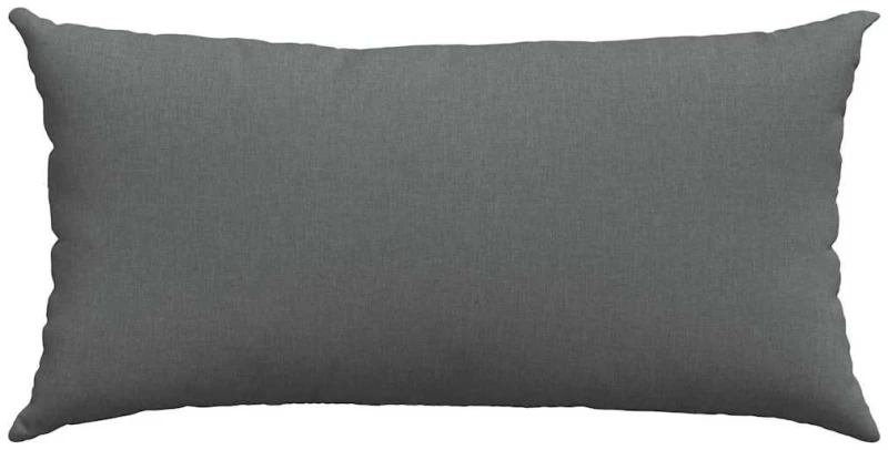 vidaXL Μαξιλάρι Καναπέ 2 pcs Σκούρο Γκρι 80 x 40 cm ύφασμα