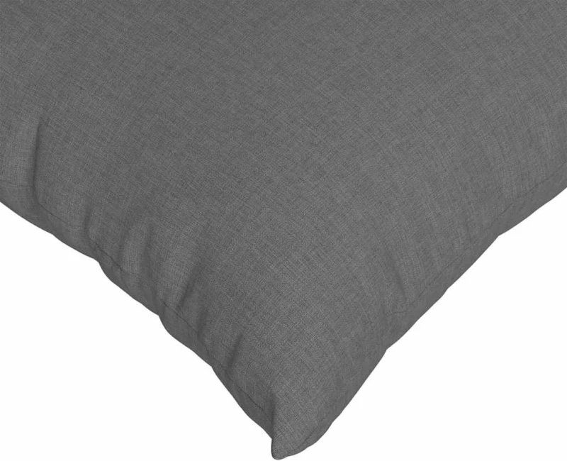 vidaXL Μαξιλάρι Καναπέ 2 pcs Σκούρο Γκρι 80 x 40 cm ύφασμα