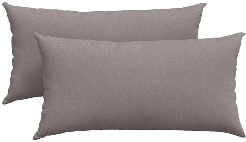 vidaXL Μαξιλάρι Καναπέ 2 pcs Taupe 80 x 40 cm ύφασμα
