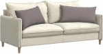 vidaXL Μαξιλάρι Καναπέ 2 pcs Taupe 80 x 40 cm ύφασμα