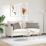 vidaXL Μαξιλάρι Καναπέ 2 pcs Taupe 80 x 40 cm ύφασμα