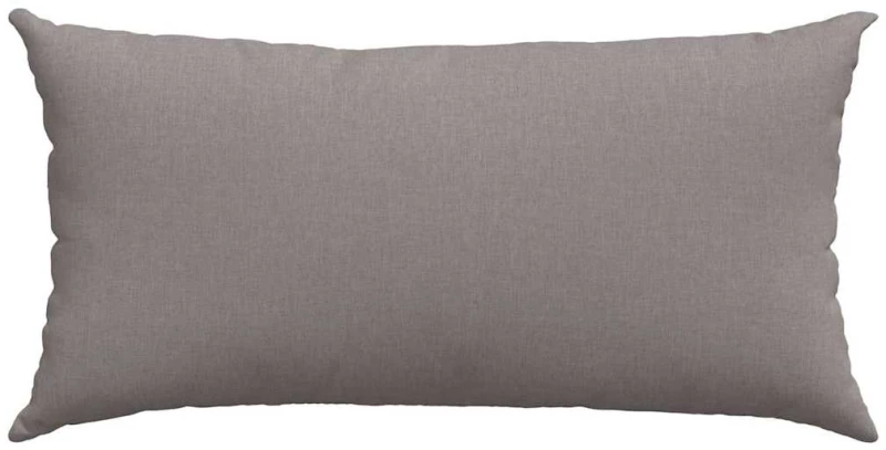 vidaXL Μαξιλάρι Καναπέ 2 pcs Taupe 80 x 40 cm ύφασμα