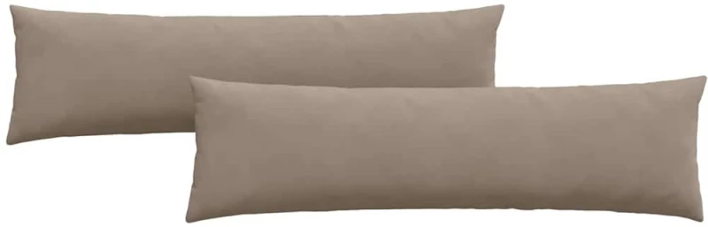 vidaXL Μαξιλάρι Καναπέ 2 pcs Taupe 145 x 40 εκ. ύφασμα
