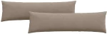 vidaXL Μαξιλάρι Καναπέ 2 pcs Taupe 145 x 40 εκ. ύφασμα