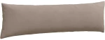 vidaXL Μαξιλάρι Καναπέ 2 pcs Taupe 145 x 40 εκ. ύφασμα
