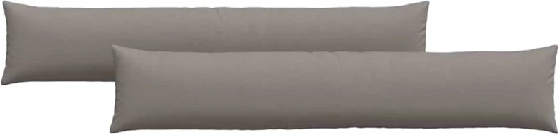 vidaXL Μαξιλάρι Καναπέ 2 pcs Taupe 200 x 40 εκ. ύφασμα