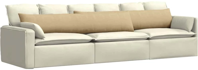 vidaXL Μαξιλάρι Καναπέ 2 pcs Γκρι Πράσινο 200 x 40 εκ.