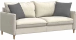 vidaXL Μαξιλάρι Καναπέ 2 pcs Σκούρο Γκρι 45 x 45 cm ύφασμα
