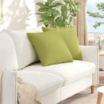 vidaXL Μαξιλάρι Καναπέ 2 pcs Ανοιχτό Πράσινο 50 x 50 cm ύφασμα