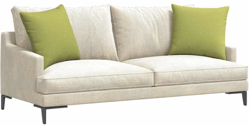 vidaXL Μαξιλάρι Καναπέ 2 pcs Ανοιχτό Πράσινο 50 x 50 cm ύφασμα