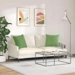vidaXL Μαξιλάρι Καναπέ 2 pcs Ανοιχτό Πράσινο 50 x 50 cm