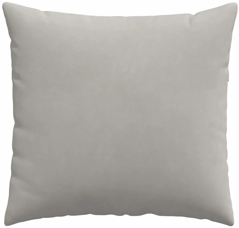 vidaXL Μαξιλάρι Καναπέ 2 pcs Ανοιχτό γκρι 50 x 50 cm ύφασμα