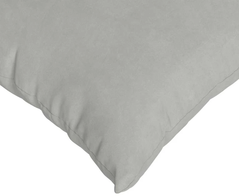 vidaXL Μαξιλάρι Καναπέ 2 pcs Ανοιχτό γκρι 50 x 50 cm ύφασμα