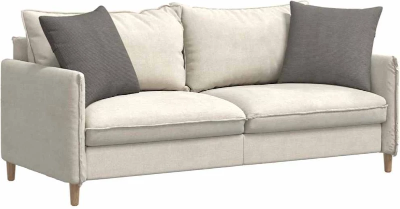 vidaXL Μαξιλάρι Καναπέ 2 pcs Ανοιχτό γκρι 50 x 50 cm