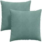 vidaXL Μαξιλάρι Καναπέ 2 pcs Θαλασσί 60 x 60 cm Υφασμάτινο Κορντουρά