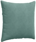vidaXL Μαξιλάρι Καναπέ 2 pcs Θαλασσί 60 x 60 cm Υφασμάτινο Κορντουρά