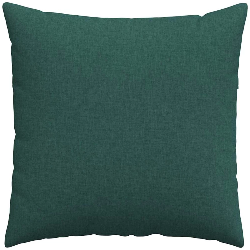 vidaXL Μαξιλάρι Καναπέ 2 pcs Σκούρο Πράσινο 80 x 80 cm ύφασμα