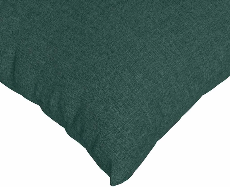 vidaXL Μαξιλάρι Καναπέ 2 pcs Σκούρο Πράσινο 80 x 80 cm ύφασμα