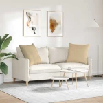vidaXL Μαξιλάρι Καναπέ 2 pcs Γκρι Πράσινο 80 x 80 cm