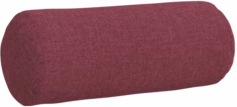 vidaXL Μαξιλάρια Στήριγμα 2 pcs Κόκκινο Ø 15 x 40 εκ ύφασμα