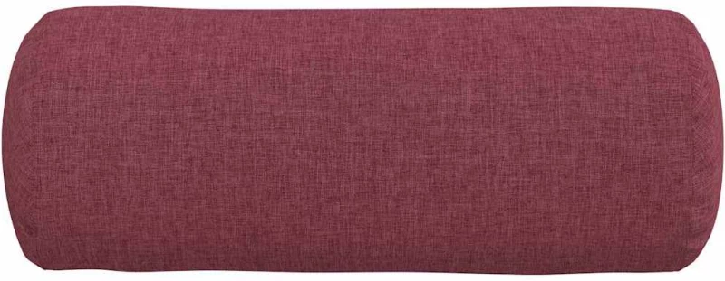 vidaXL Μαξιλάρια Στήριγμα 2 pcs Κόκκινο Ø 15 x 40 εκ ύφασμα