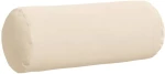 vidaXL Μαξιλάρια Στήριγμα 2 pcs Μπεζ Ø 15 x 40 εκ Ύφασμα Μικροΐνας