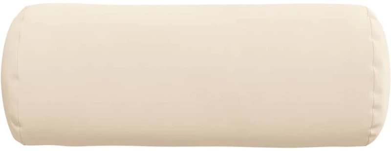 vidaXL Μαξιλάρια Στήριγμα 2 pcs Μπεζ Ø 15 x 40 εκ Ύφασμα Μικροΐνας