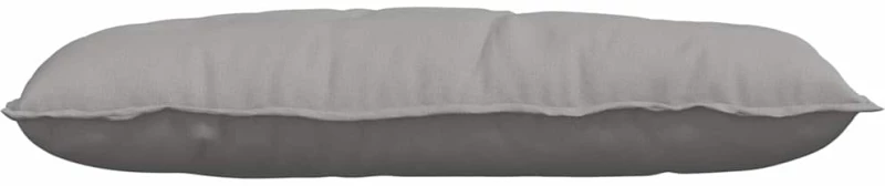 vidaXL Μαξιλάρι Πλάτης Σκίουρος Γκρί 100 x 19 x 50 εκ ύφασμα